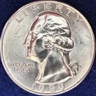 1959-D Washington Silver Quarter Ch BU++