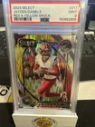 2024 Select Red and Yelliw Shock Prizm Jayden Daniels #217 PSA 9