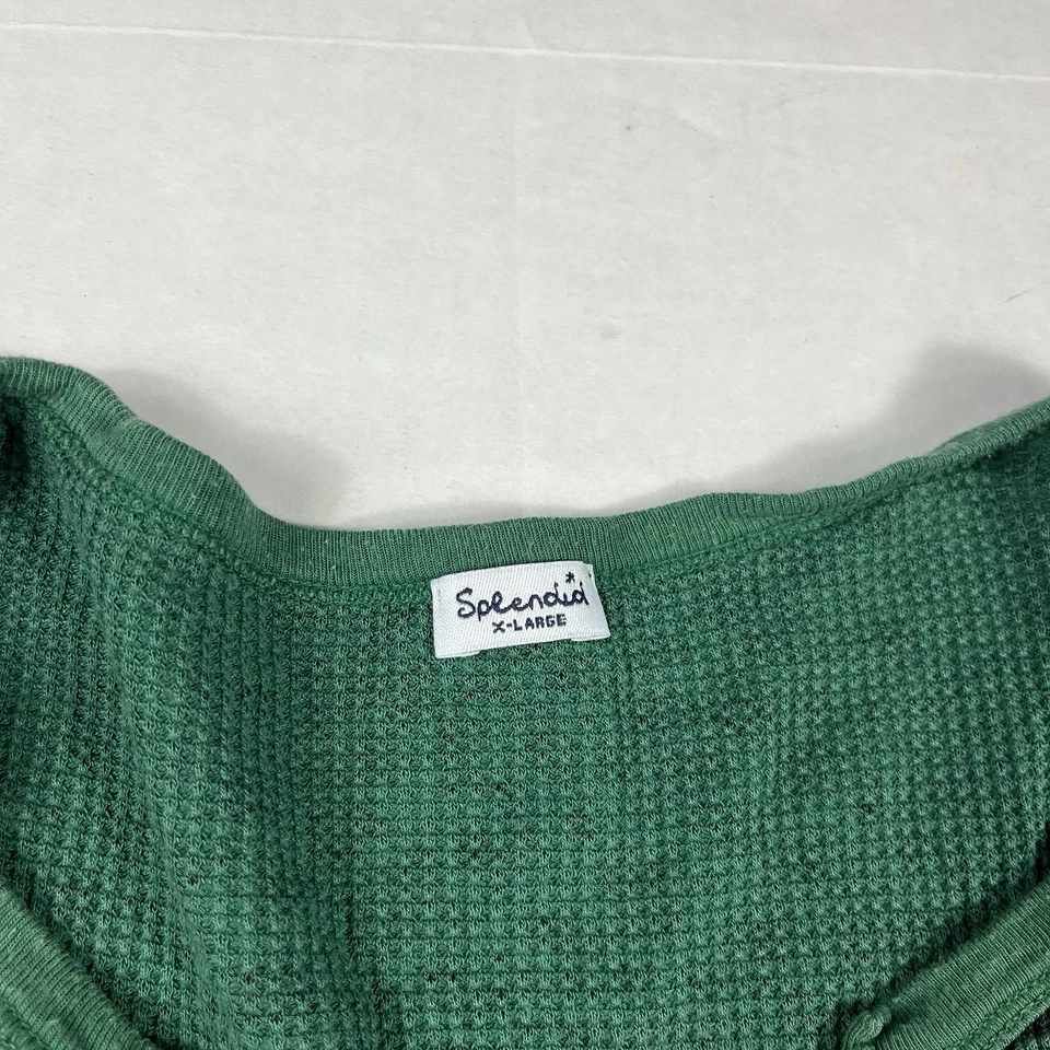 Espléndida Camisa Térmica Henley Estampado Animal Manga Larga Informal Acogedora Camiseta de Salón XL Foto 4 de 4