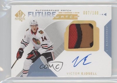 2018 SP Authentic Future Watch /100 Victor Ejdsell RPA Rookie Patch Auto RC 05u8