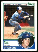 Ned Yost 1983 Topps #297 Milwaukee Brewers MLB READ FREE SHIPPING AutographDen