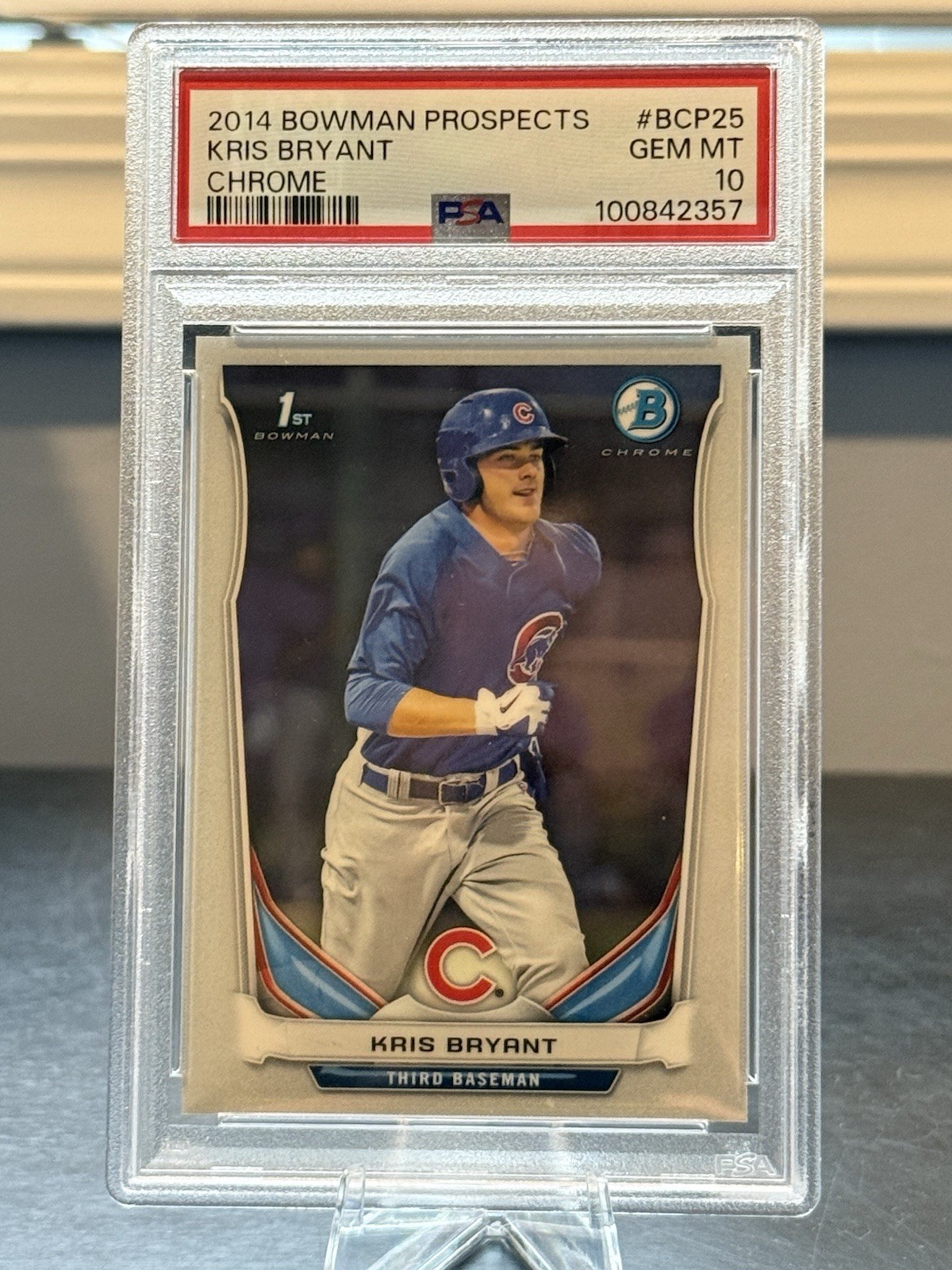 2014 Bowman Chrome  KRIS BRYANT #BCP25 1st Bowman PSA 10 Cubs