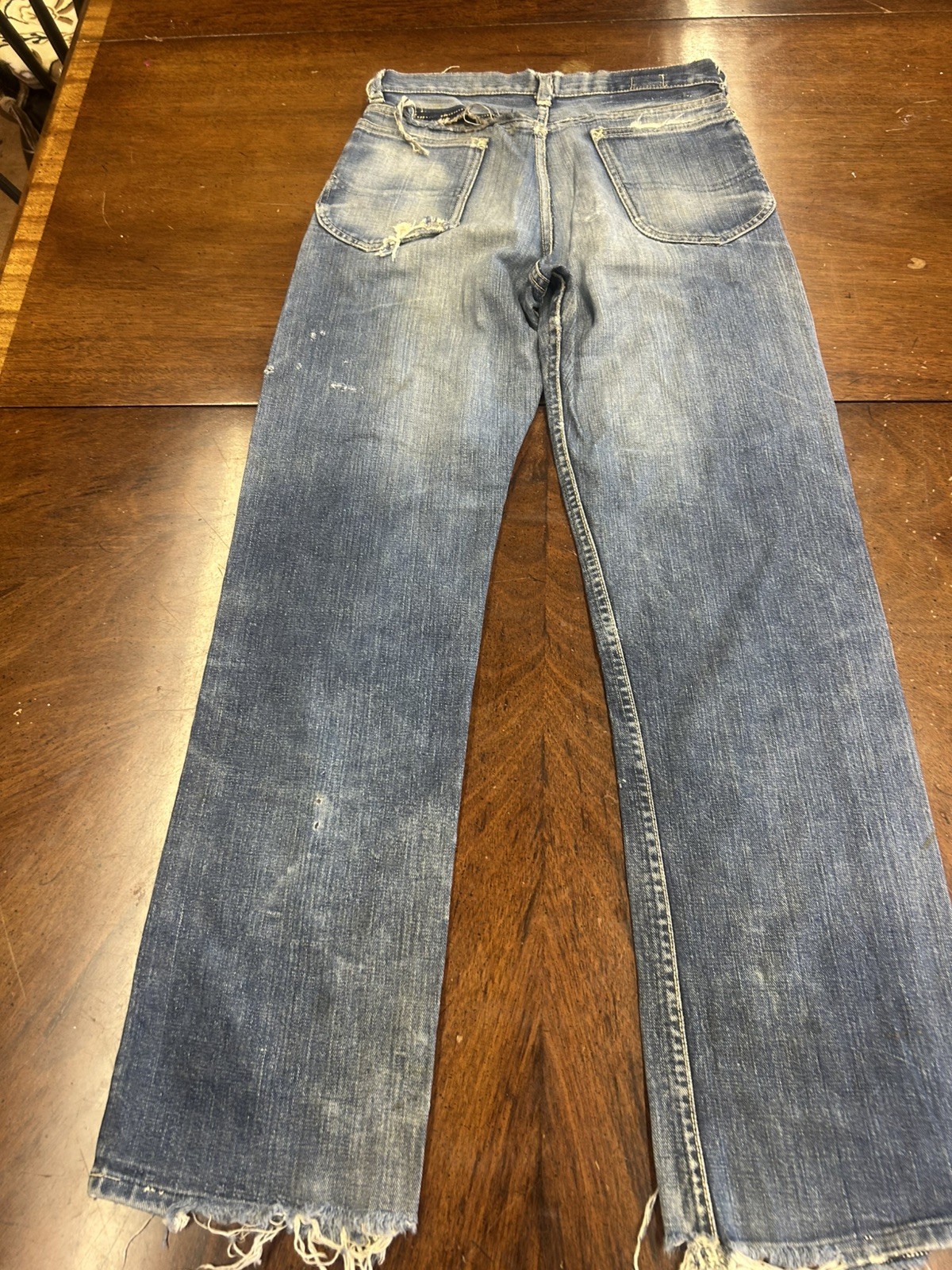 Vintage Lee 1940s-1950s Sanforized Union Made Jea… - image 5