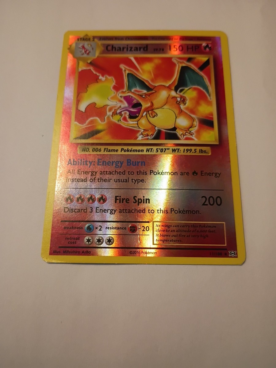 Charizard 11/108 - Evolutions Rare Pokemon TCG Reverse Holo | eBay