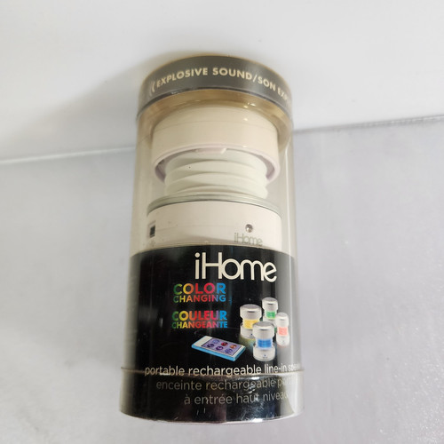 iHome Bluetooth Speaker IM71SC Rechargeable LED Color Changing Mini Speaker