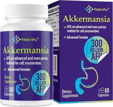 Probiotic Supplement 300 Billion AFU Akkermansia for Women/Men Exp 3/27 & 5/27