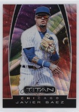 2019 Panini Chronicles Titan Ruby Wave Prizm 41/199 Javier Baez #17 0zg6