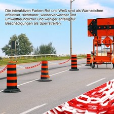 Absperrkette Rot-Weiß Aus Stahl 10 M – 5 Mm Star Produktbild-Vorschau 1