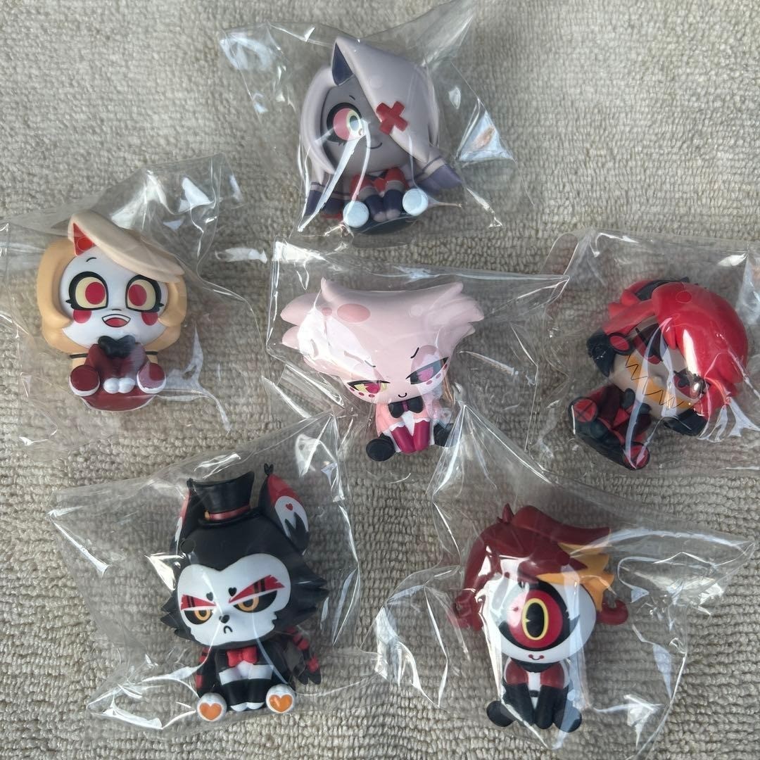 Hazbin Hotel Mini Figure Collection vol.1 & vol.2 complete Set of 6 Bandai Japan