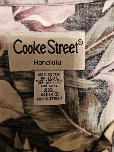 COOKE STREET Herren 2XL Floral Hawaii Aloha Hemd - Bild 3 von 3
