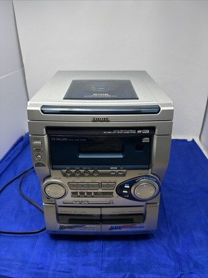 Aiwa CX-NAJ20U 3-Disc CD & 2-Cassette Player Audio System - PARTS