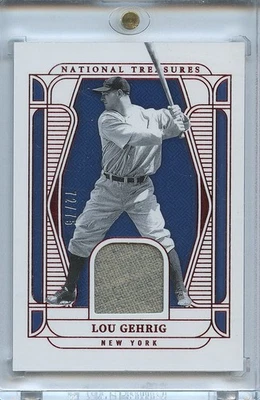 Panini Lou Gehrig Baseball Serial Numbered Sports Trading Cards