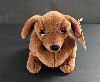 Dakin ''Pampered Pets'' Baron Dachshund 8'' Fat Dog Plush Stuffed Animal Toy Fun