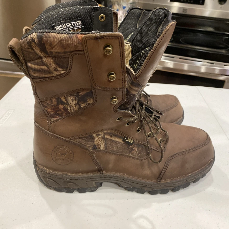 Irish Setter Red Wing Gore-Tex 800g Hunting Waterproof Boots Men’s 14 D Camo - Image 2 of 4