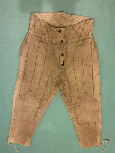 USSR Soviet Russian WW2 Red Army wadded trousers pants. Winter battle uniform.
