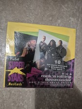 SUPER STARS 1991 Pro Set  Music Cards SERIES 2 Unopened Sealed Box 36 Packs #81