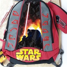STAR WARS Backpack NEW Full Size 16 DARTH VAD...