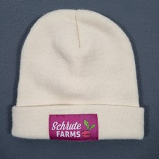 Schrute Farms Dwight The Office Pink Cuff Beanie Acrylic Rainn Wilson