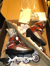 Bauer Xtra X65WC Womens Roller Blades Size 10 Missing One Back Bumper