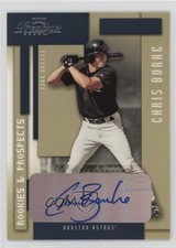 2004 Playoff Prestige Rookies & Prospects Auto Chris Burke #81 Auto 3y4