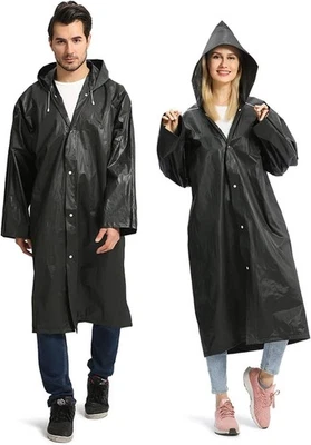 BESUCHE DEN OPRET-STORE 2 Stück Regenmantel Durchsichtiger Regenponcho für Damen Herren, W