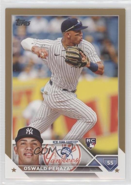 2023 Topps Series 1 Gold /2023 Oswald Peraza #94 Rookie RC