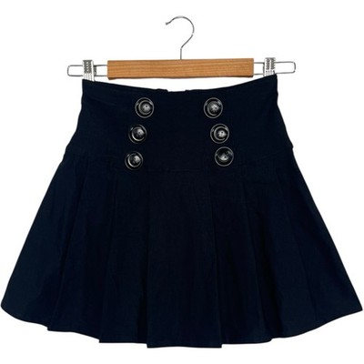 Killstar Skirt Womens Extra Small Black Mini Goth Alternative Dark Academia Punk