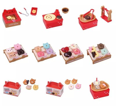 Mini Figur 10 Typen Set ''Nyanko Donut Shop 2''