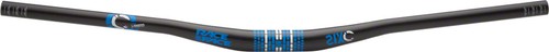 Race Face SIXC Riser Carbon Handlebar, 31.8 x 785mm 3/4" Rise Blue Decal Bars