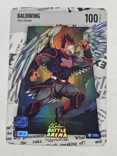 2026 Bo Jackson Battle Arena Baldwing Steel Headlines Foil Drake Baldwin HBF-38