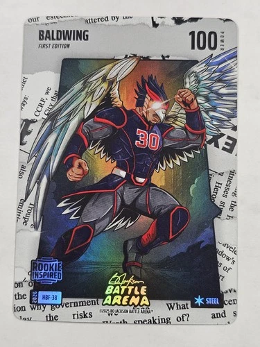 2026 Bo Jackson Battle Arena Baldwing Steel Headlines Foil Drake Baldwin HBF-38