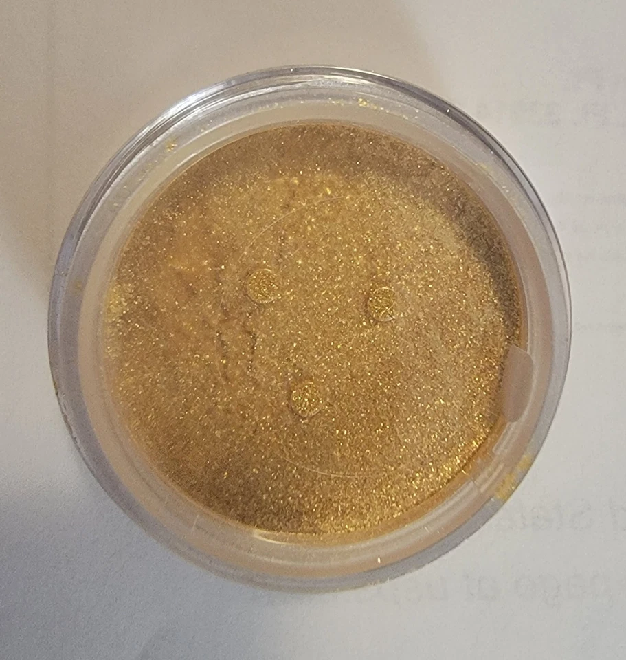 PURE ESSENTIALS BARE EYE SHADOW MINERALS/LINER - 24KT GOLD - 10G Sifter Jar - Image 2 of 3