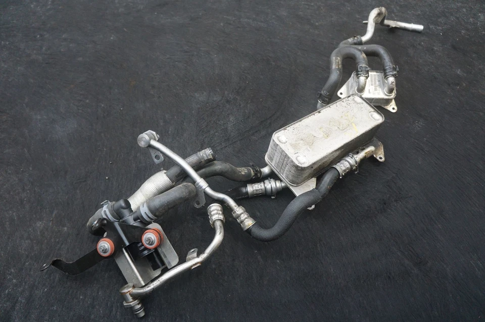 Conjunto de línea de enfriador de aceite de transmisión automática OEM 4H0317021H Audi RS7 2014-18 Foto 4 de 4