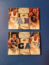 Carmelo Anthony/Shawn Marion/George Gervin Upper Deck Dual Game-Used Materials 2
