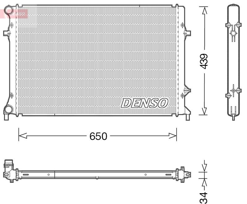 Denso Drm32042 Engine Cooling Radiator - Image 14