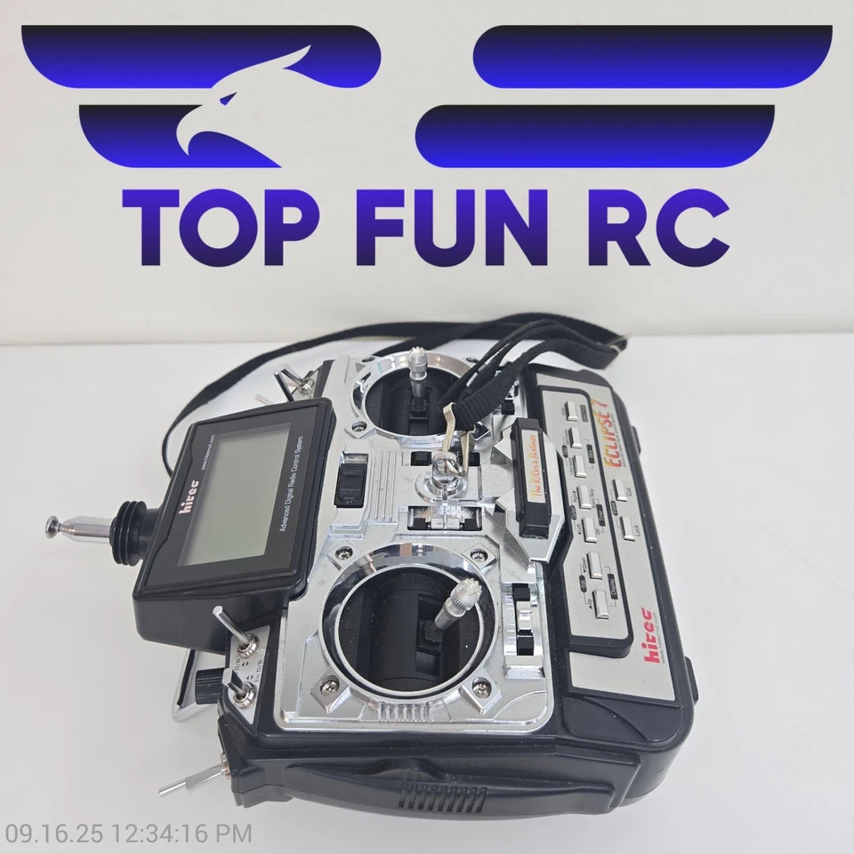 Hitec Eclipse 7 RC Radio Transmitter w/ Spectra RF Module - Image 2 of 3