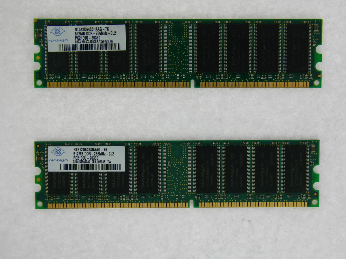 1GB Kit 2x512MB Memory RAM Upgrade for Sony VAIO PCV W20