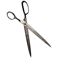 Compton U Set 88U-14 Inlaid 14" Scissors Shears Dressmaker Seamstress Vintage