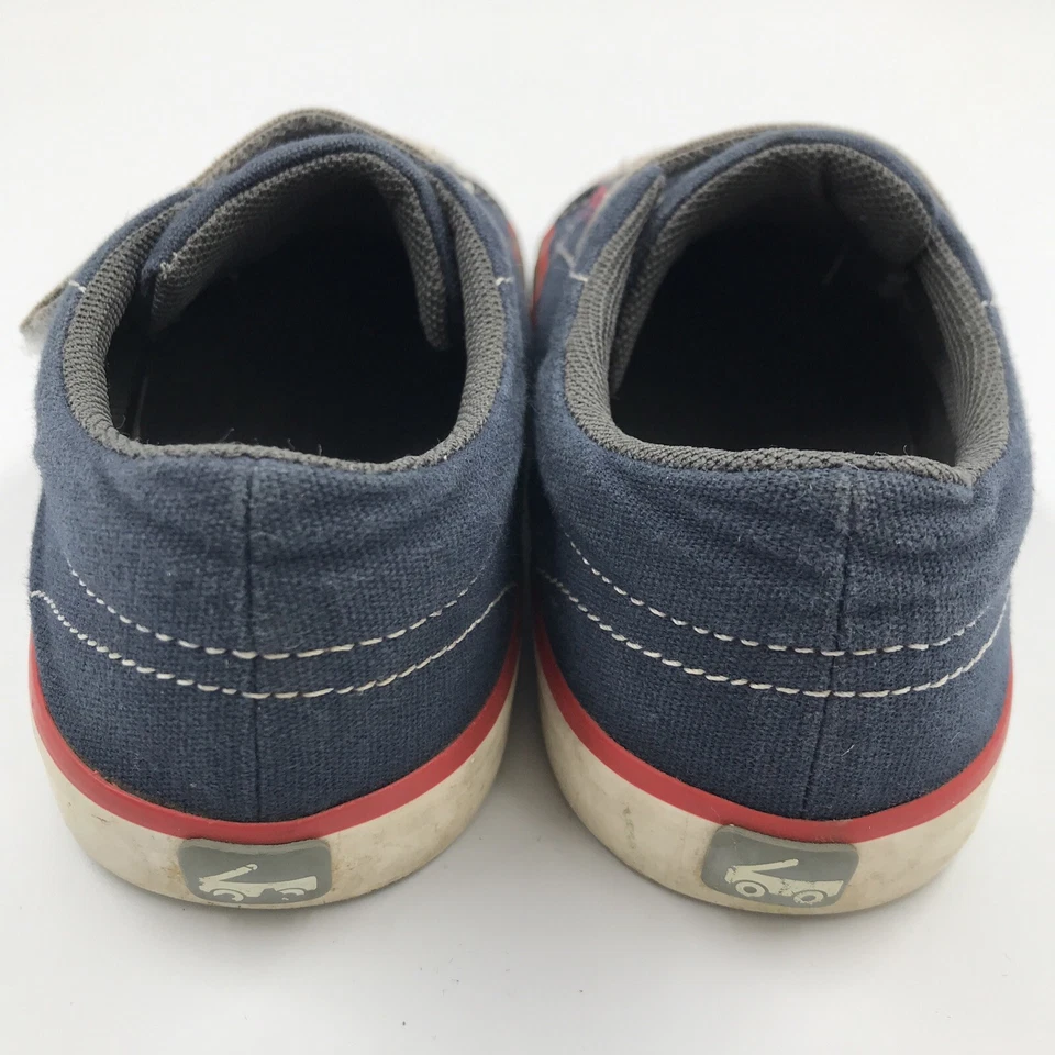 See Kai Run Kid's Sneaker Tanner Size 11 Navy Blue Red Gray Accents - Image 4 of 4