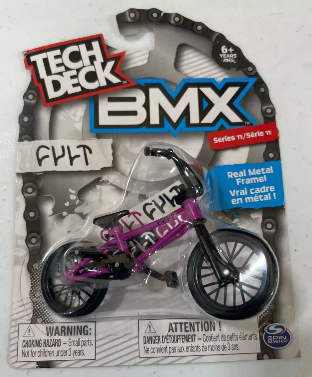 Tech Deck BMX Finger Bike Series 11, Cult - Replica Tech Deck Bike- Purple