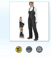 Choko Ladies Standard Black Drop-Seat Bibs S M MT LT 2XL 3XL  185418 0 CLEARANCE