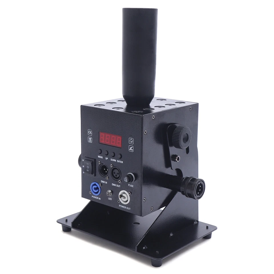 Máquina Cañón LED CO2 250W Fiesta DMX Control CO2 Jet RGB Co2 Cryo con Manguera de 5m Foto 3 de 4