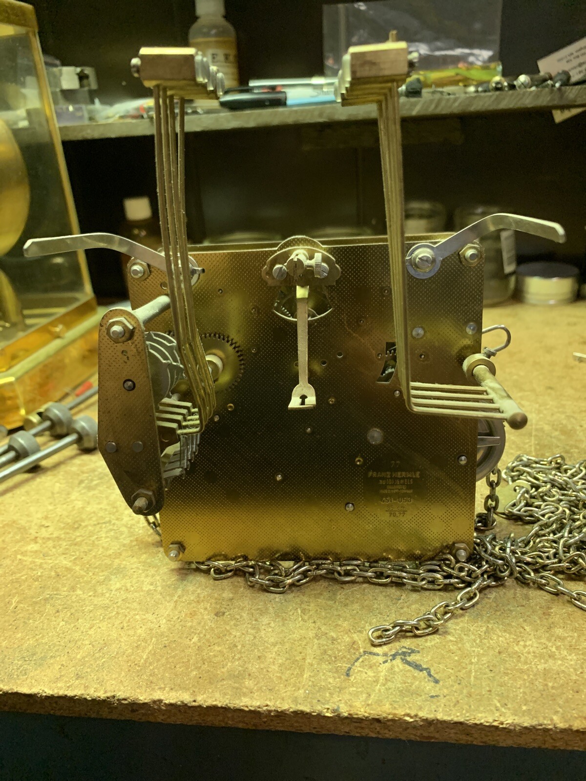 Hermle Grandfather Clock Movenent 451053 85CM, Westminister Chime eBay