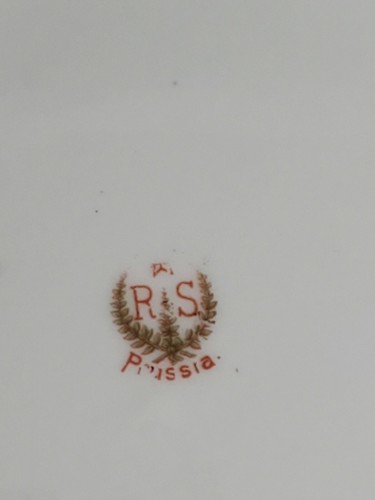 RS Prussia Water Lily Plate - Picture 3 of 3