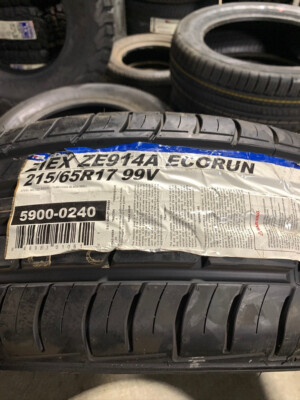 2 NOS 215 65 17 Falken Ziex ZE914A EcoRun Tires