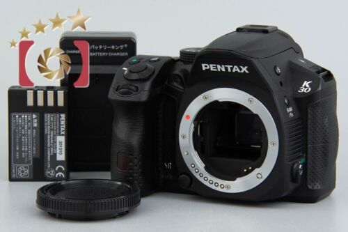 "Shutter count 406" PENTAX K-30 Black 16.3 MP DSLR Camera Body - Afbeelding 1 van 16