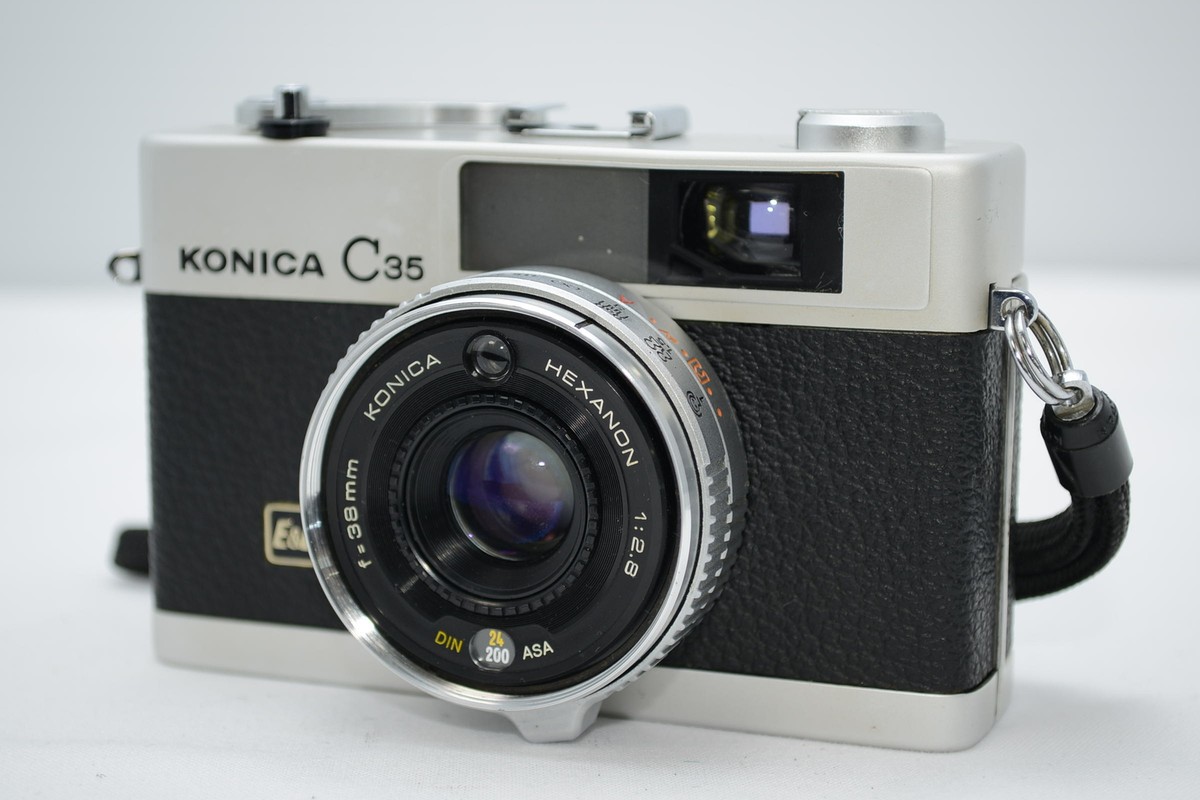 Konica コニカ C35 E＆L EL Hexanon 38mm F2.8 AS-IS] Konica C35 E&L EL Hexanon 38mm f2.8 35mm Film Camera From