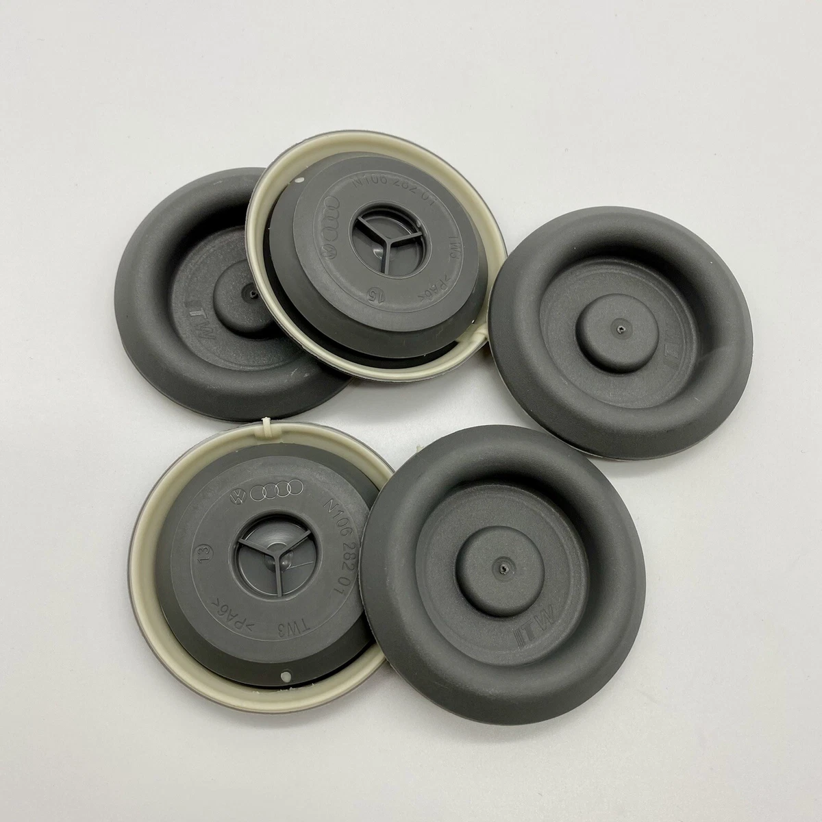 5x Stopfen 40mm Original VW Audi Seat Skoda Verschlussdeckel Tülle  