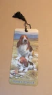 New 3D Lenticular Bookmark - BASSET HOUND - with Tassle - Image Pops Right Out
