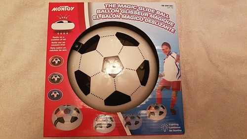 DER MAGISCHE GLIDE FUSSBALL. Indoor Disc Ball, schwimmt auf Kissen der Luftkraft. - Bild 3 von 12